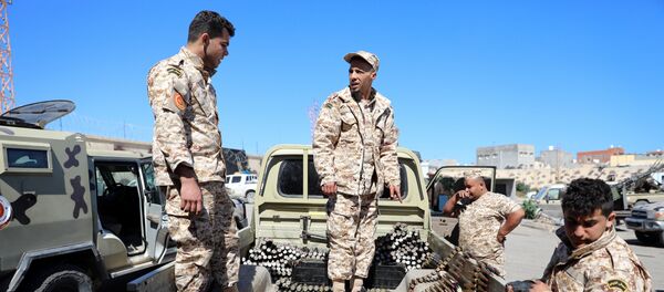 Militares en las afueras de Trípoli, Libia - Sputnik Mundo