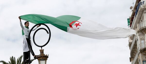 La bandera de Argelia La bandera de Argelia - Sputnik Mundo