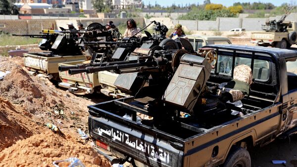 Los militares en Trípoli, Libia - Sputnik Mundo