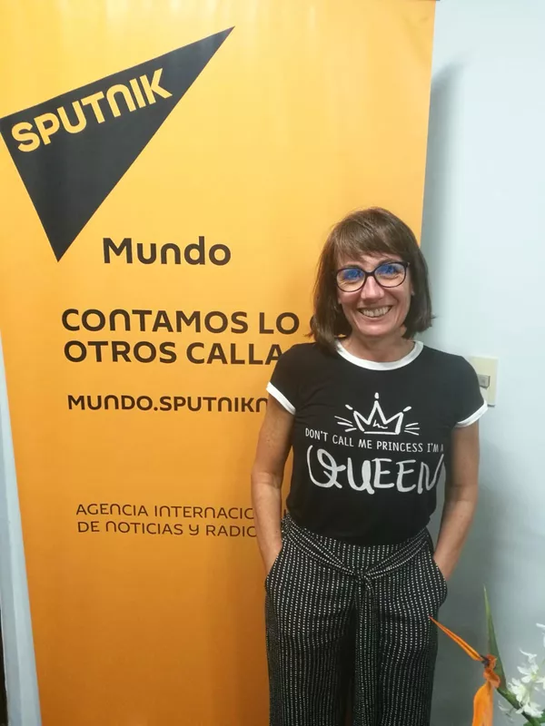Diana Cariboni, periodista. Ganadora del Premio Nacional de Prensa Escrita 2018 de Uruguay. Diana Cariboni, periodista. Ganadora del Premio Nacional de Prensa Escrita 2018 de Uruguay. - Sputnik Mundo
