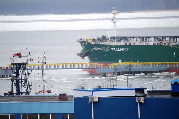 El imponente buque tanque ruso Mendeleev Prospect - Sputnik Mundo