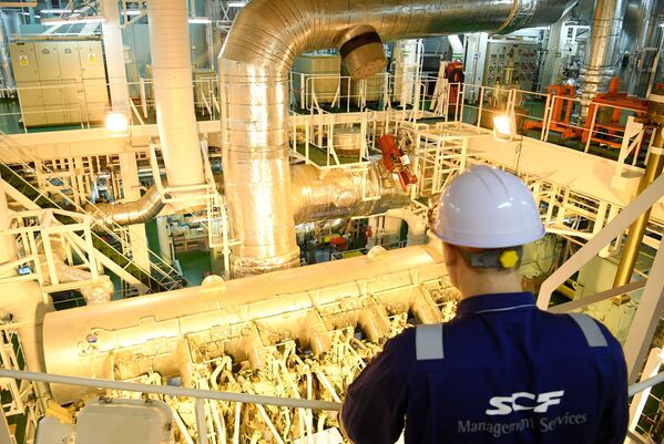 El imponente buque tanque ruso Mendeleev Prospect - Sputnik Mundo