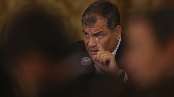 Rafael Correa, expresidente de Ecuador (archivo) - Sputnik Mundo