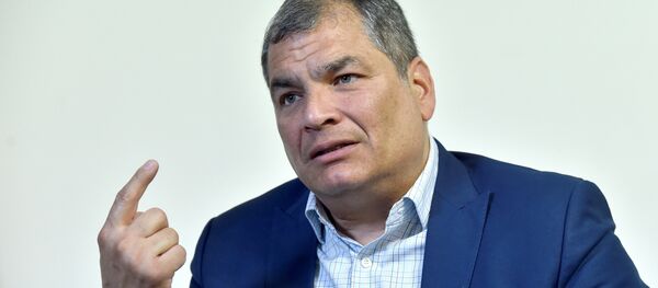 Rafael Correa, expresidente de Ecuador - Sputnik Mundo