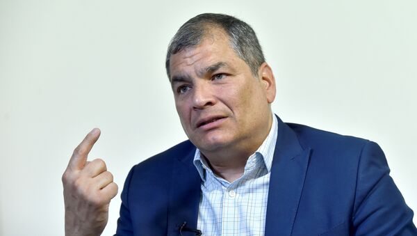Rafael Correa, expresidente de Ecuador - Sputnik Mundo
