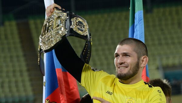 Khabib Nurmagomedov, boxeador ruso de artes marciales - Sputnik Mundo