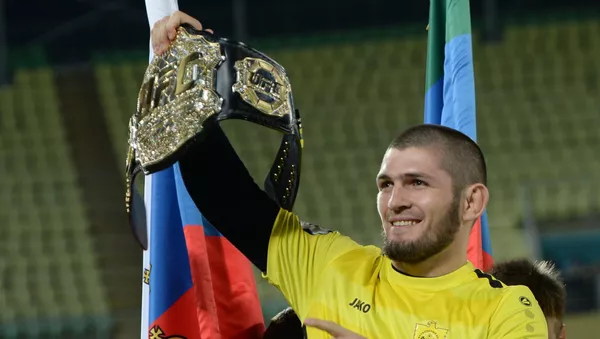 Khabib Nurmagomedov, boxeador ruso de artes marciales Khabib Nurmagomedov, boxeador ruso de artes marciales - Sputnik Mundo