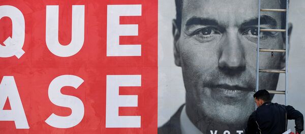 Cartel electroral de PSOE - Sputnik Mundo