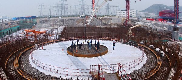 La construcción de una central nuclear en China - Sputnik Mundo