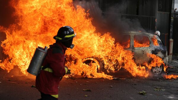 Protestas en Caracas (2017) - Sputnik Mundo