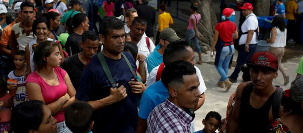 Migrantes venezolanos en Colombia (archivo) - Sputnik Mundo