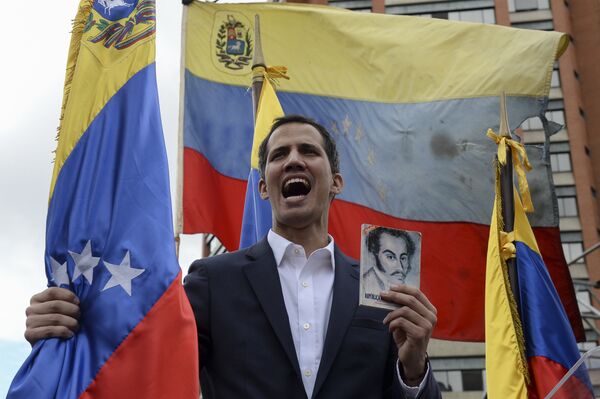 Juan Guaidó, lider opositor venezolano - Sputnik Mundo