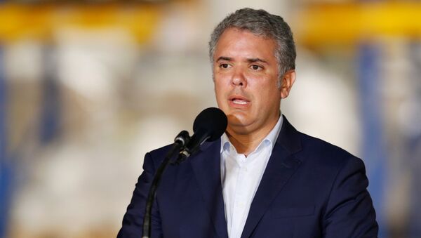 Iván Duque, presidente de Colombia - Sputnik Mundo