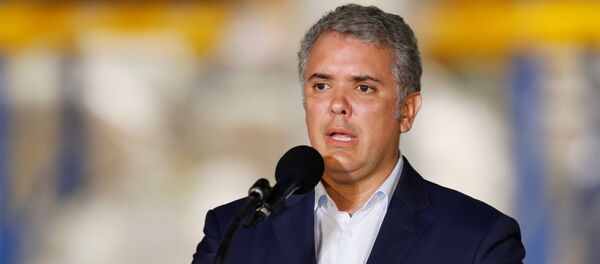 Iván Duque, presidente de Colombia - Sputnik Mundo