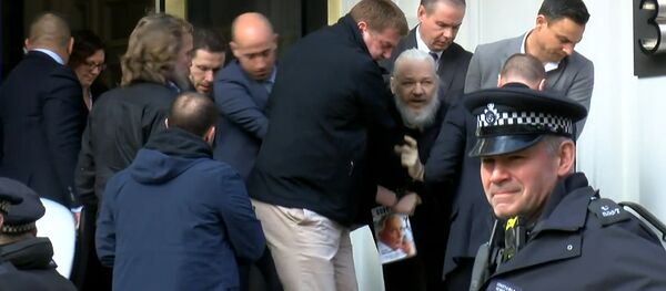 Aresto de Julian Assange - Sputnik Mundo