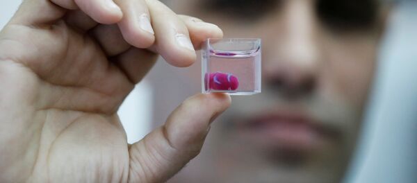 Primer corazón vivo con tejido humano impreso en 3D creado por científicos de Israel Primer corazón vivo con tejido humano impreso en 3D creado por científicos de Israel - Sputnik Mundo