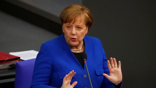 Angela Merkel, canciller de Alemania Angela Merkel, canciller de Alemania - Sputnik Mundo