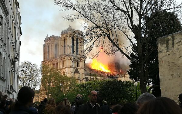 Incendio en la catedral parisina de Notre Dame - Sputnik Mundo