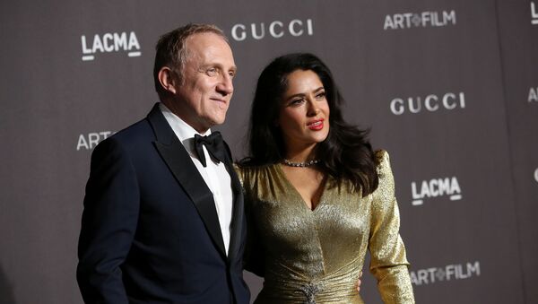 Francois-Henri Pinault con su mujer, Salma Hayek - Sputnik Mundo
