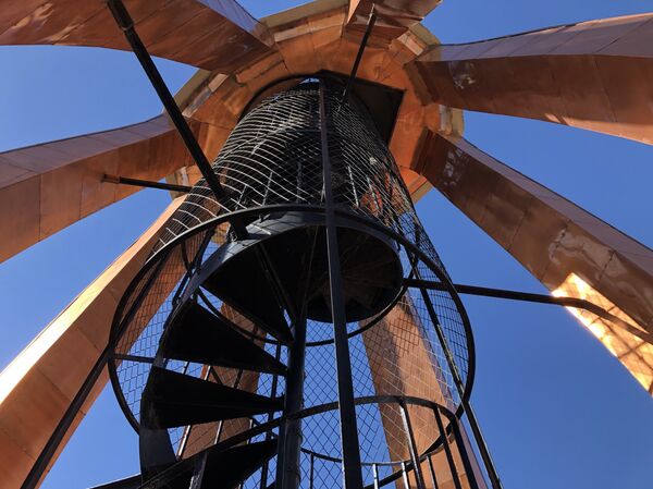 Escalera de la cúpula del mirador de la Galería Güemes en Buenos Aires - Sputnik Mundo