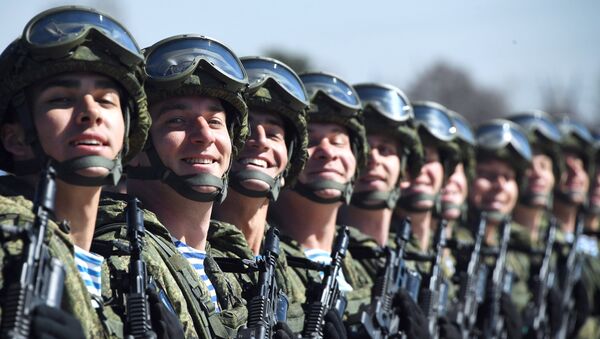 Ensayo del Desfile de la Victoria en Alabino - Sputnik Mundo