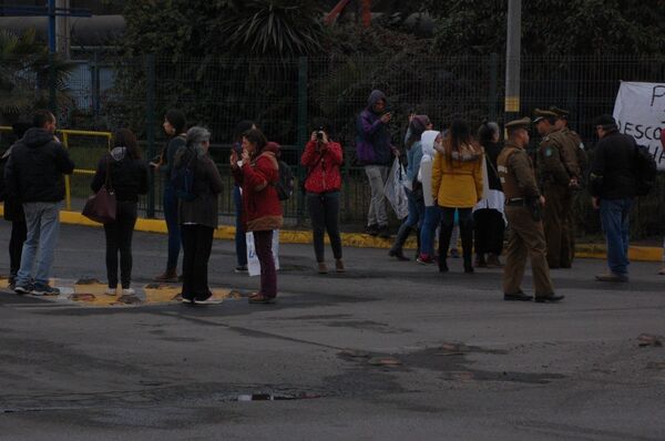 Manifestación en Ventanas, Valparaíso, Chile, contra las empresas contaminantes instaladas en el lugar Manifestación en Ventanas, Valparaíso, Chile, contra las empresas contaminantes instaladas en el lugar - Sputnik Mundo