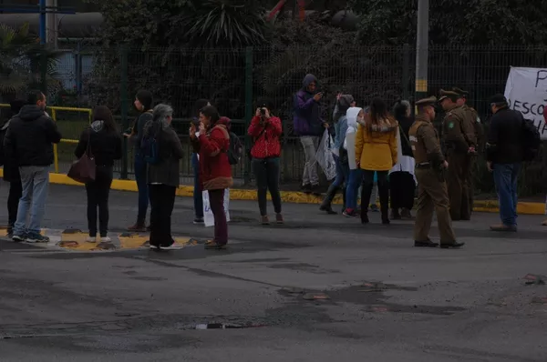 Manifestación en Ventanas, Valparaíso, Chile, contra las empresas contaminantes instaladas en el lugar Manifestación en Ventanas, Valparaíso, Chile, contra las empresas contaminantes instaladas en el lugar - Sputnik Mundo