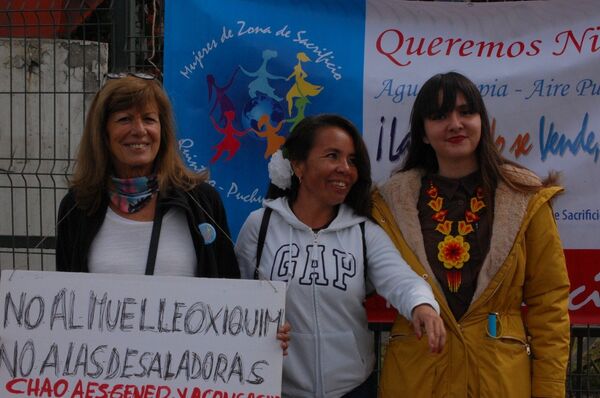 Manifestación en Ventanas, Valparaíso, Chile, contra las empresas contaminantes instaladas en el lugar Manifestación en Ventanas, Valparaíso, Chile, contra las empresas contaminantes instaladas en el lugar - Sputnik Mundo
