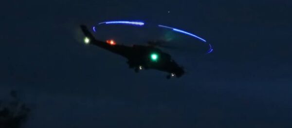 Despegue nocturno de los Mi-24 húngaros - Sputnik Mundo