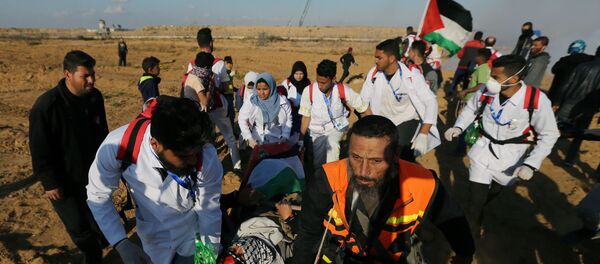 Protestas en la Franja de Gaza Protestas en la Franja de Gaza - Sputnik Mundo