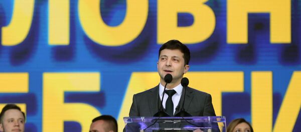 Volodímir Zelenski, candidato a la presidencia de Ucrania - Sputnik Mundo