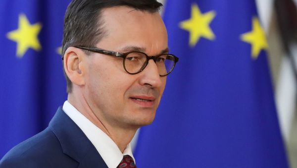 Mateusz Morawiecki, primer ministro de Polonia Mateusz Morawiecki, primer ministro de Polonia - Sputnik Mundo