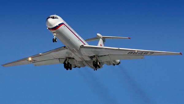 Avión ruso Il-62M (archivo) - Sputnik Mundo