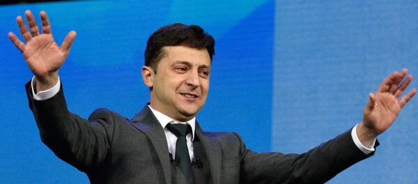 Volodímir Zelenski, candidato a la presidencia de Ucrania - Sputnik Mundo