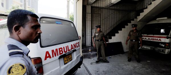 Ambulancias en Colombo, Sri Lanka Ambulancias en Colombo, Sri Lanka - Sputnik Mundo