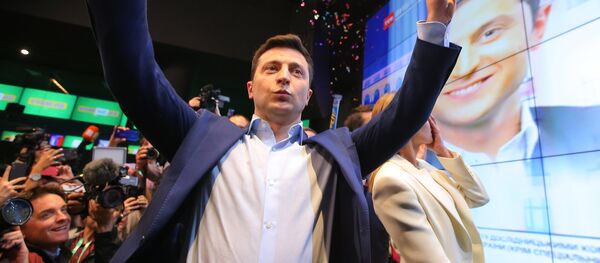 Volodímir Zelenski, candidato a la Presidencia de Ucrania - Sputnik Mundo
