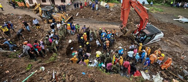 Deslizamiento de tierra en Cauca - Sputnik Mundo