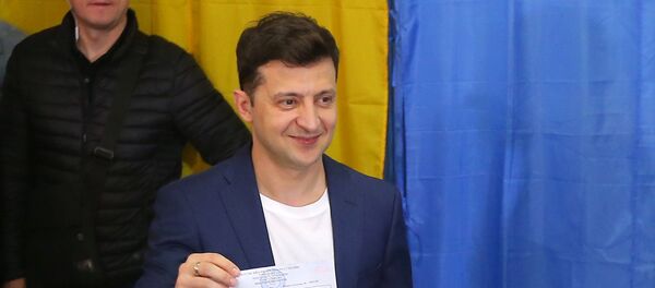 Volodímir Zelenski, candidato a la Presidencia de Ucrania - Sputnik Mundo