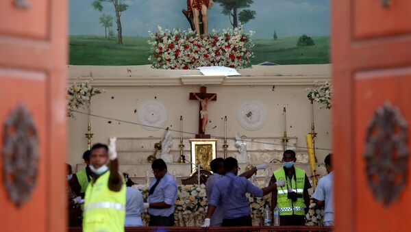 La iglesia en Negombo donde se produjo una explosión - Sputnik Mundo