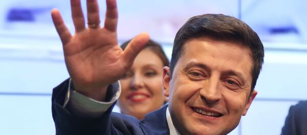 Volodímir Zelenski, ganador de las elecciones presidenciales en Ucrania - Sputnik Mundo