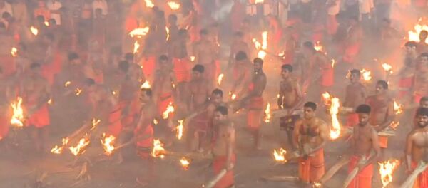 El festival celebrado en el estado de Karnataka, la India - Sputnik Mundo