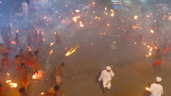 El festival celebrado en el estado de Karnataka, la India - Sputnik Mundo