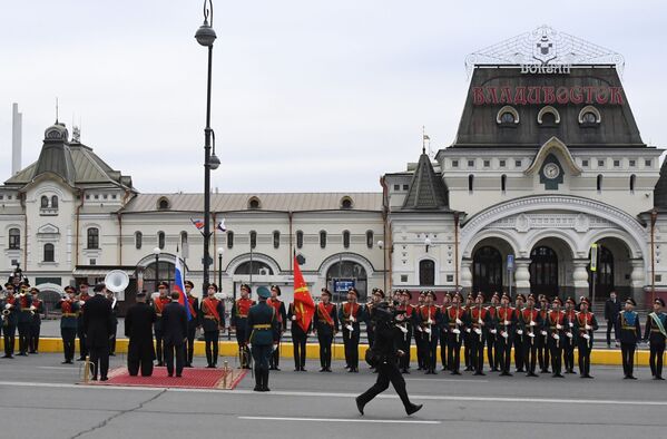 La histórica visita de Kim Jong-un a Rusia, en imágenes - Sputnik Mundo