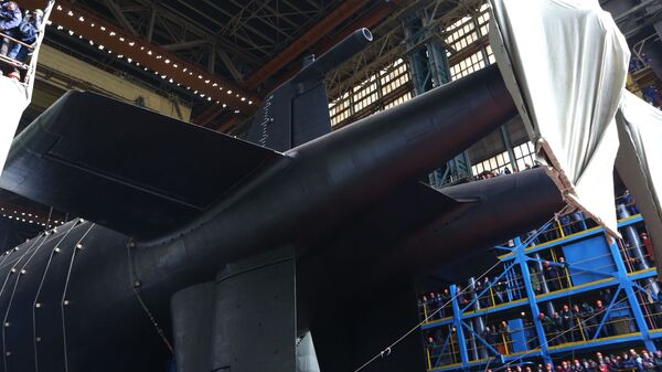 La botadura del submarino Belgorod, portador del Poseidon - Sputnik Mundo