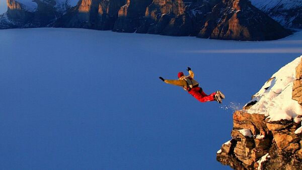 Salto base (imagen referencial) - Sputnik Mundo