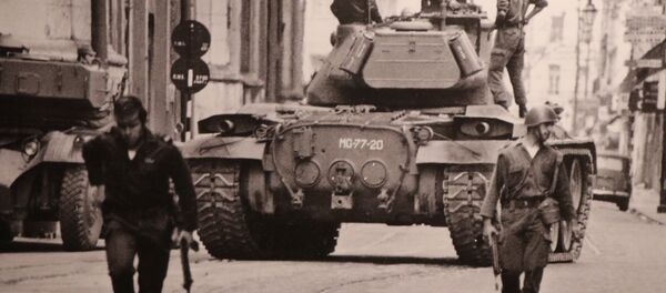 Militares portugueses en las calles de Lisboa (archivo) - Sputnik Mundo