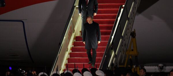 Vladímir Putin, presidente de Rusia en China - Sputnik Mundo