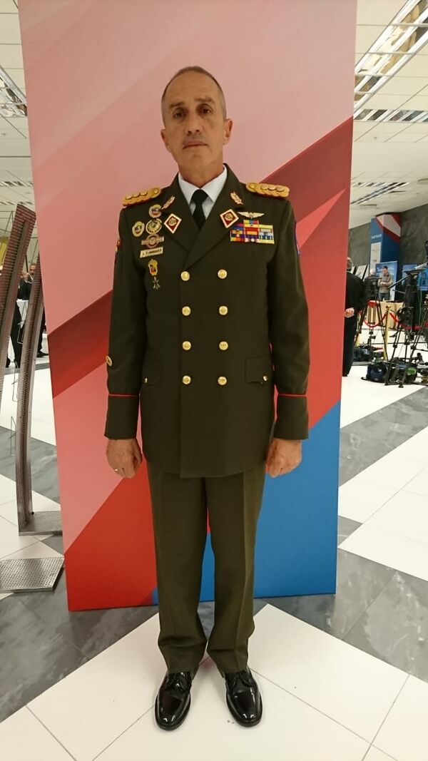 El mayor general Pascualino Angiolillo Fernández, secretario del Consejo de Defensa de la Nación de Venezuela El mayor general Pascualino Angiolillo Fernández, secretario del Consejo de Defensa de la Nación de Venezuela - Sputnik Mundo