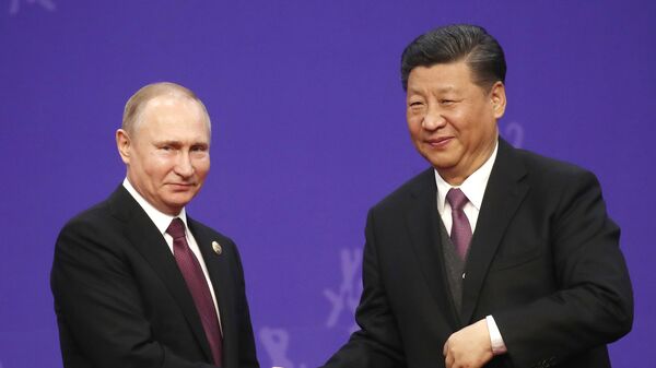 El presidente de Rusia, Vladímir Putin, y el presidente de China, Xi Jinping - Sputnik Mundo