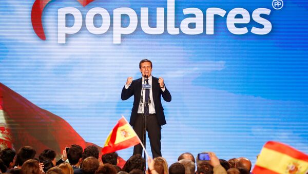 El presidente del Partido Popular, Pablo Casado - Sputnik Mundo